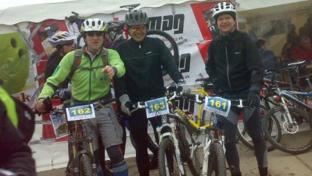 Prvý zimný MTB maratón na Slovensku - ciel 220111